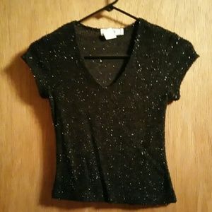 ❇Sparkly Black Top🎇
